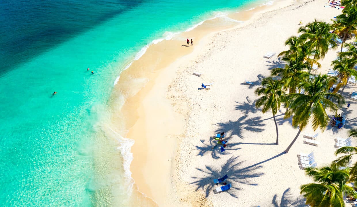 Aerial,Drone,View,Of,Beautiful,Caribbean,Tropical,Island,Cayo,Levantado