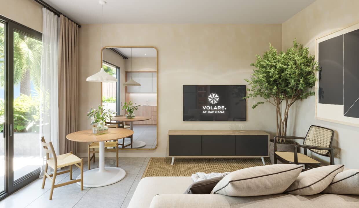 Volare at Cap Cana—Type B Living Room