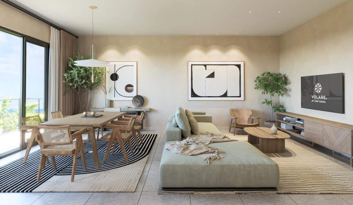 Volare at Cap Cana—Type B Living Room