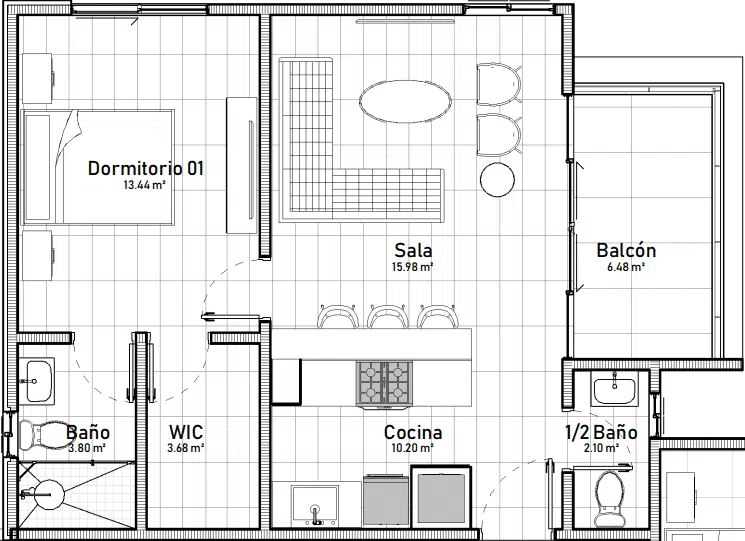 P2-206 Apartment