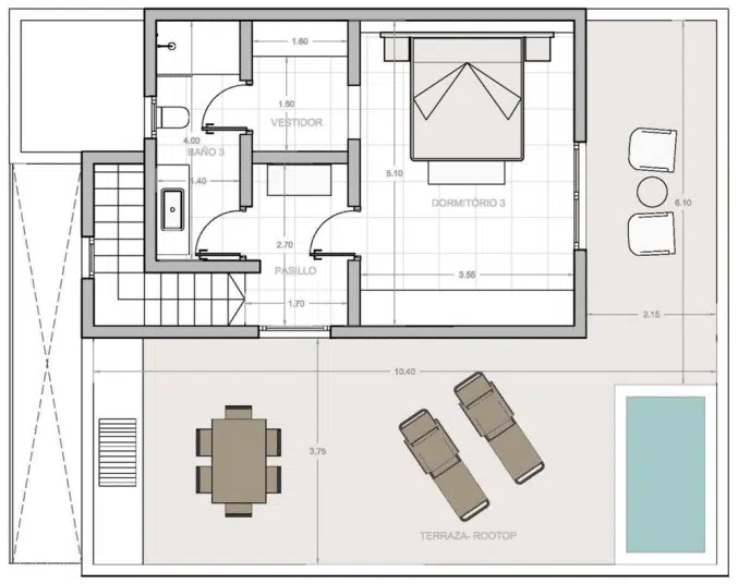 Type 3 PH. Rooftop Level