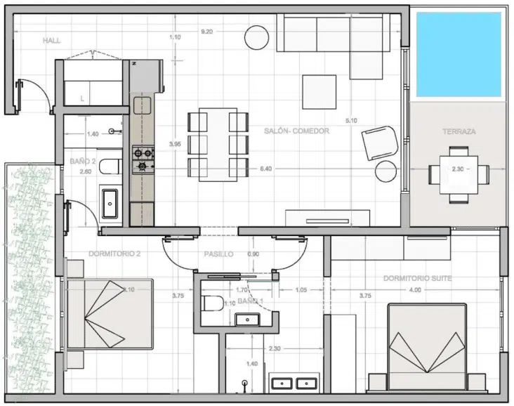 Type 3 Apartment. Levels 1st to 3rd