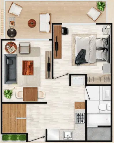 B-434 Penthouse - Entry Level