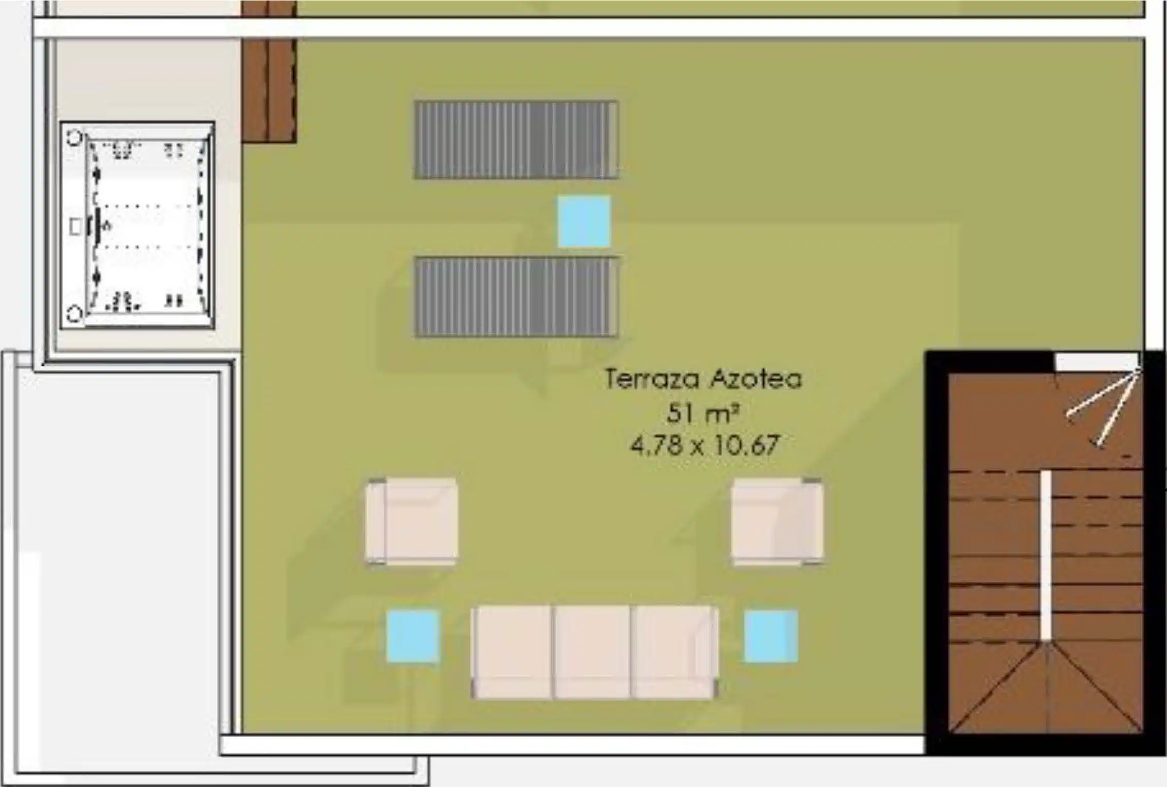 H2-15 Penthouse - Rooftop level