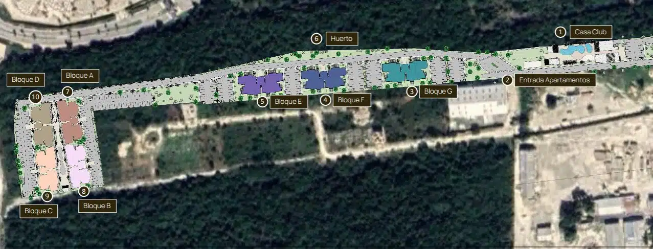 Masterplan de Daos Suites