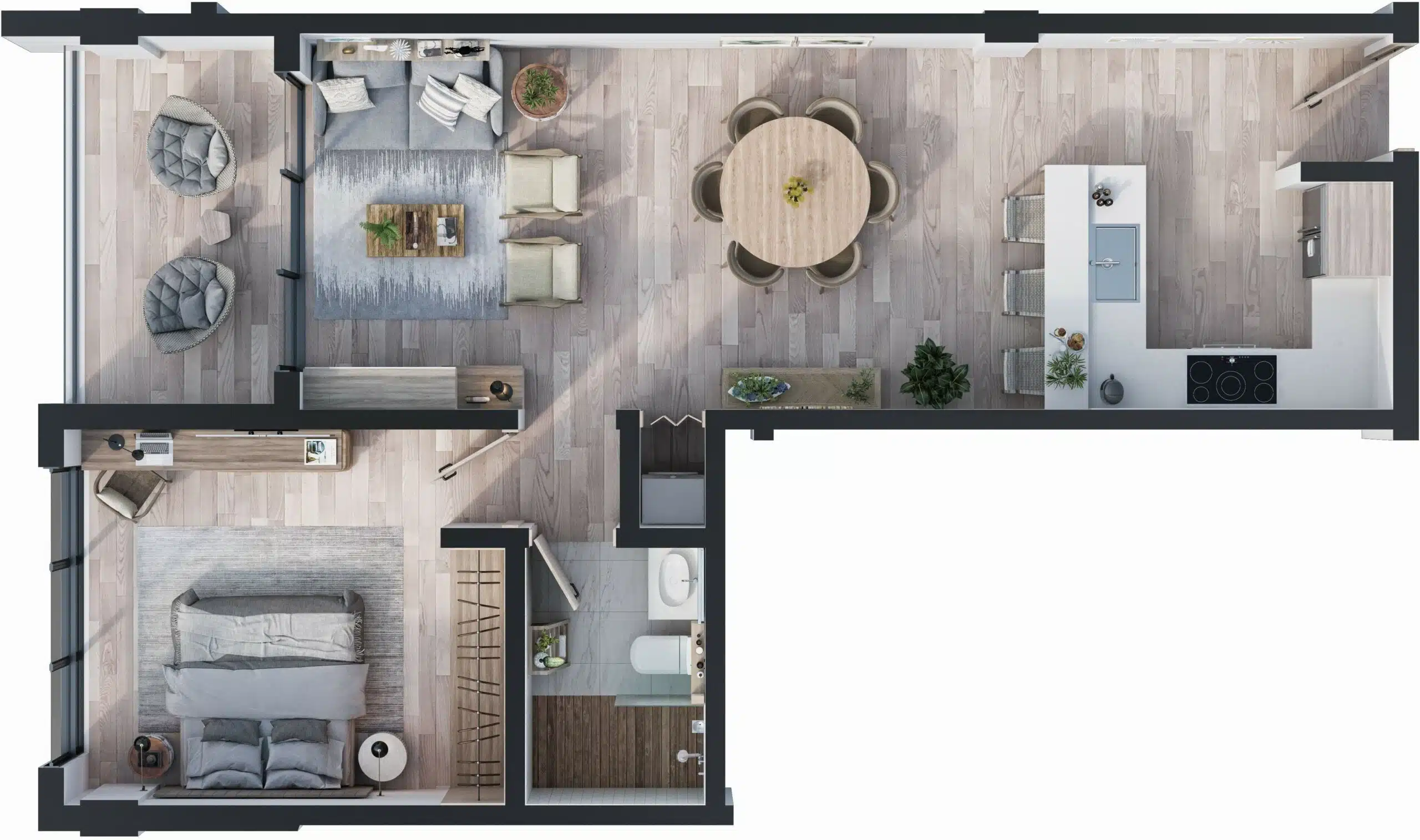 Type One-Bedroom Unit