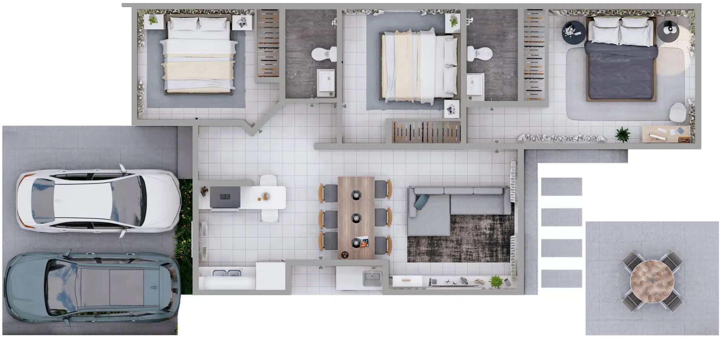 Type B Unit Floor Plan