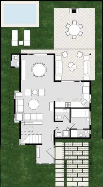 Villa Tipo A. 1er Nivel