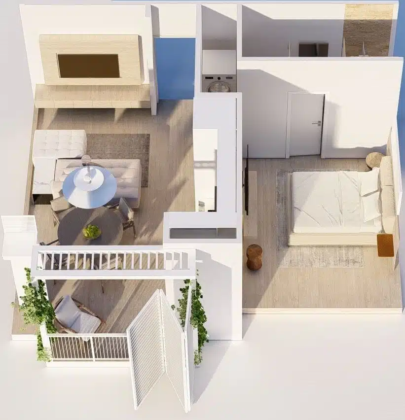 Unidad De Una Habitación