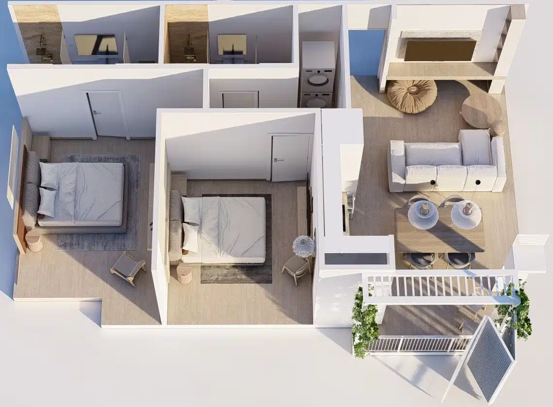 Unidad De Dos Habitaciones