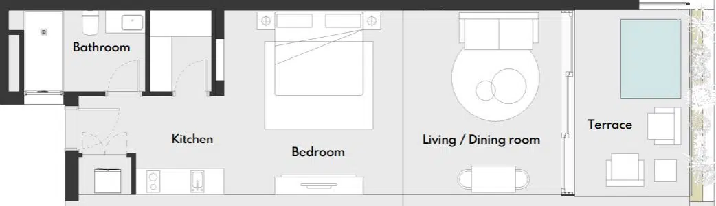 A102 Unit Floor Plan