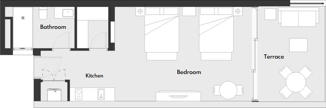 B209 Unit Floor Plan