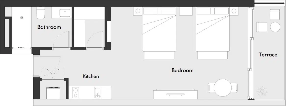 B302 Unit Floor Plan