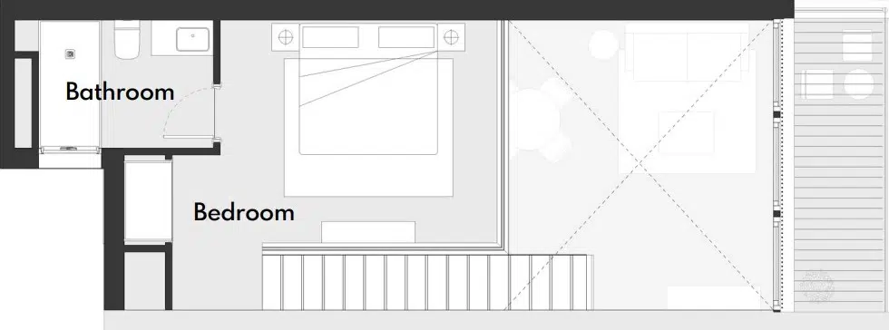 A404 Unit Floor Plan 2nd Level