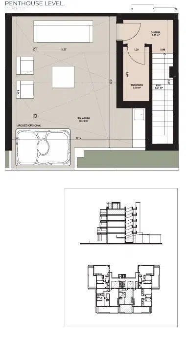 Unit C305 Rooftop Level